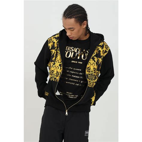 felpe zip uomo versace|Felpe con zip uomo Versace Jeans Couture .